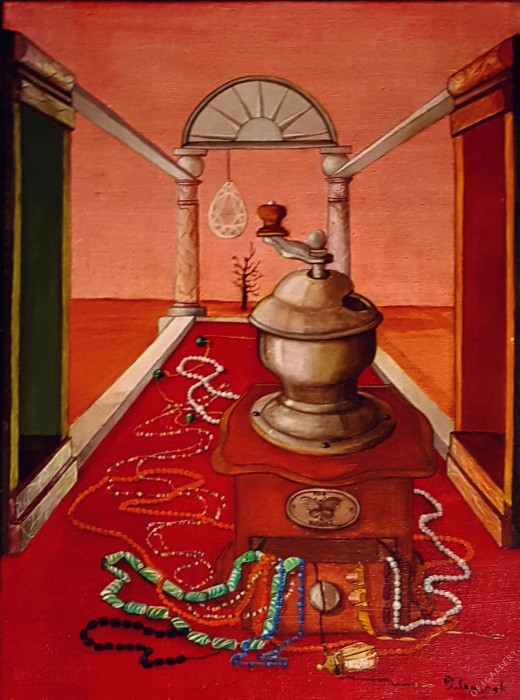 Martwa natura z młynkiem, 1998